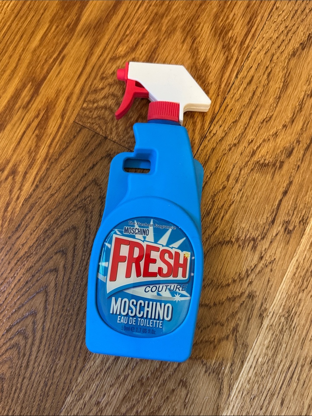 Moschino Fresh Couture Blue Bottle Eau de Toilette iPhone Case
